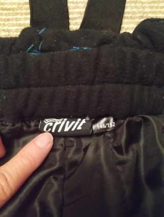 Pantaloncini da sci con bretelle 146-152cm