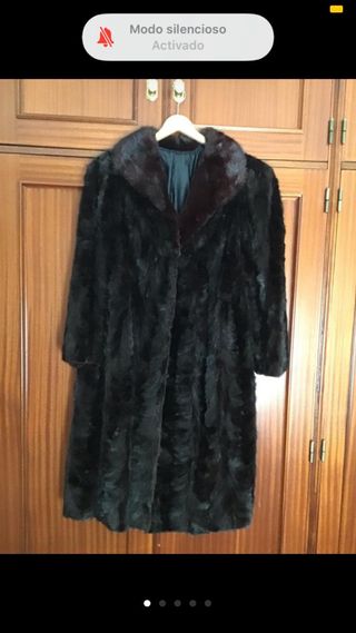 Abrigo color visón