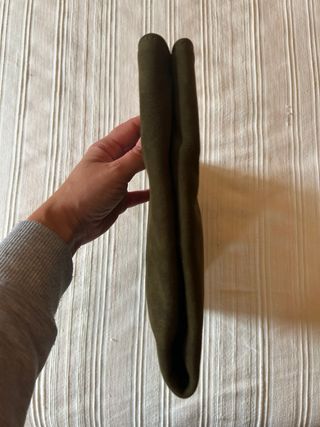 Bolso piel Zara verde oliva