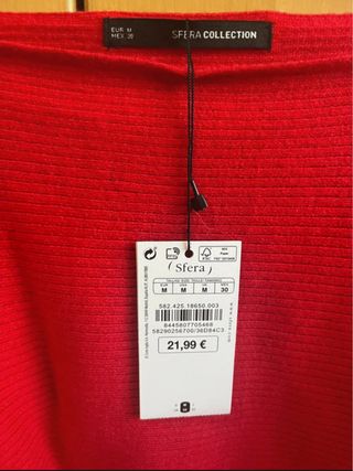 Jersey Rojo Manga Ancha