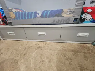 Cama infantil blanca