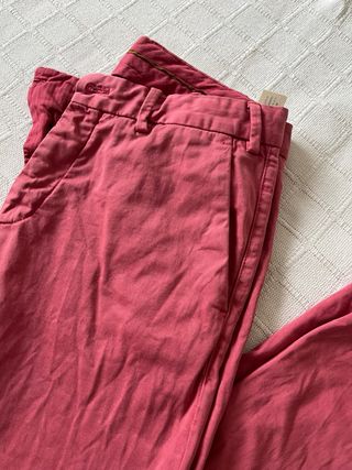 Pantalones Chinos Massimo Dutti Rosa Talla 40