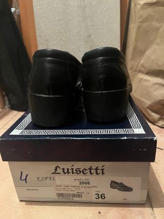 Zapatos de vestir negros Luisetti mujer