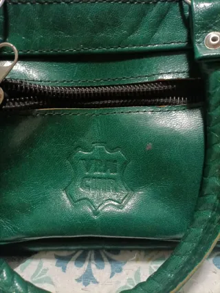 Bolso Vera Pelle Piel de camello color Verde