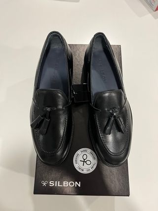Mocasines Silbon Hombre Negros Talla 39 s