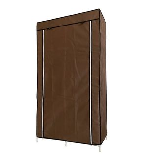 Guardaroba in Tessuto con Tasche 165x88 Marrone NUOVO