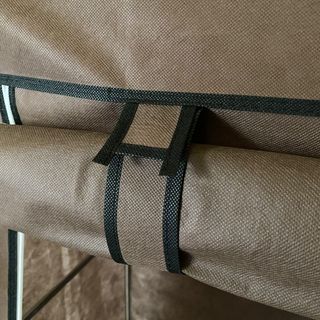 Guardaroba in Tessuto con Tasche 165x88 Marrone NUOVO