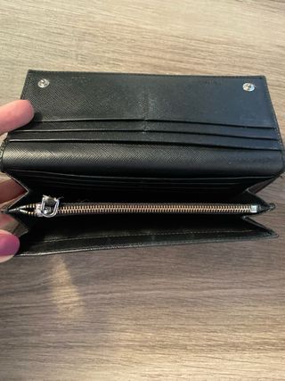 Portafoglio Prada nero