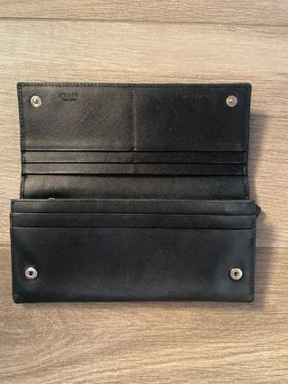 Portafoglio Prada nero