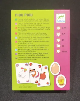 Juego de mesa Piou Piou Djeco