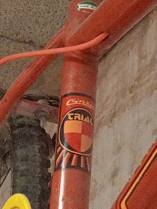 Bicicleta BMX Cinzia Delos 80s Roja