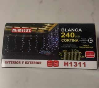 Cortina LED Natalizia Bianca 3M