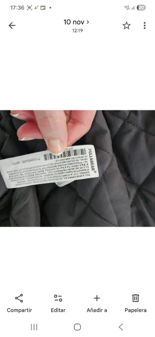 Giubbotto bomber grigio da donna