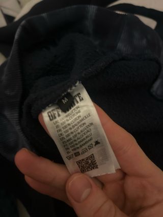 Felpa Off-White Blu e Bianca