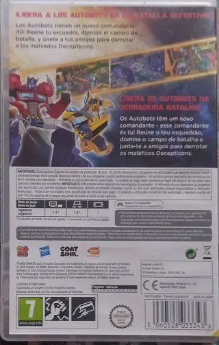 Transformers Battlegrounds Nintendo Switch