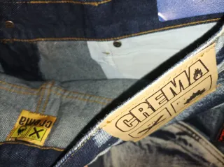 Pantalones Baggy Y2K Crema