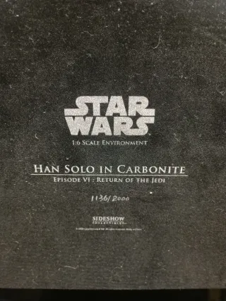 Han Solo Sideshow Diorama Star Wars 1/6 Hot Toys