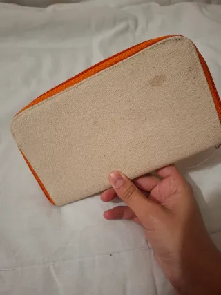 Cartera Tarjetero Elefantes Bordados