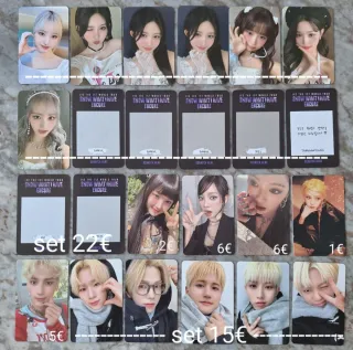 Various kpop photocards