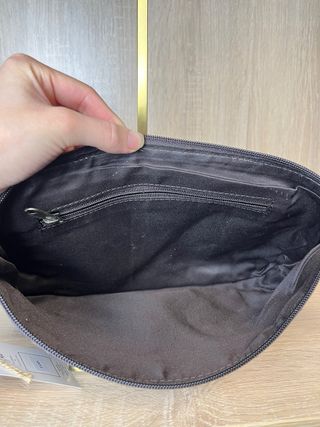 Bolso piel estampado leopardo y ante