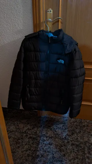 Giubbotto The North Face Nero con Plume