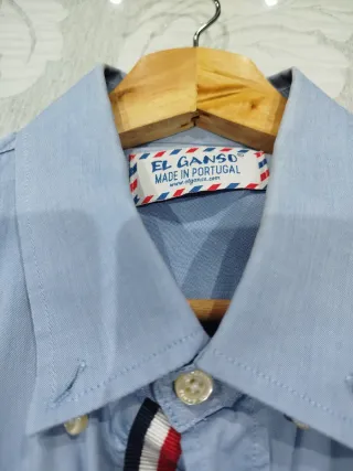 Camisa El Ganso Azul Talla 40