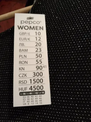 Vestido negro brillante fiesta Talla M