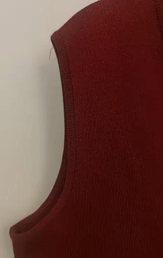 Chaleco de punto con botones