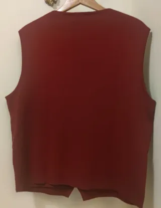 Chaleco de punto con botones