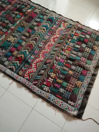 Alfombra Marroquí Tejida Multicolor