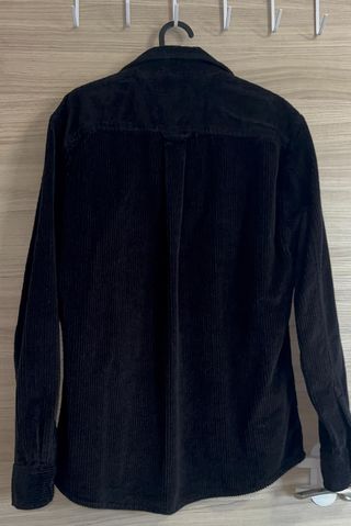 Giubbotto Tommy Hilfiger Nero in Corduroy Nuovo