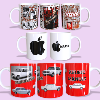 Diana - Lotto 9 Tazze personalizzate