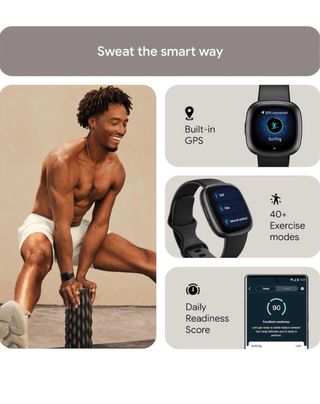 Fitbit Versa 4 Bundle (con cinturino sportivo)