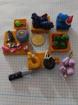 Miniaturas Comida y Accesorios Casa Muñecas