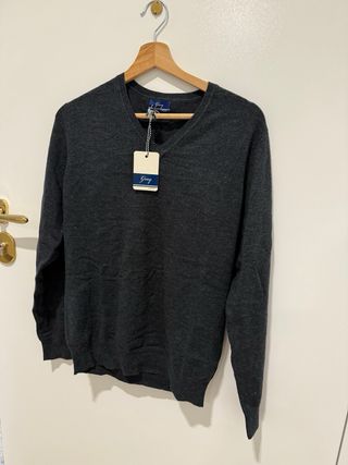 Maglione Gray V-neck nuovo
