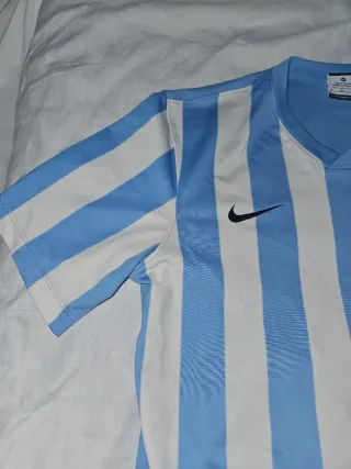 Maglia Nike a strisce azzurre e bianche