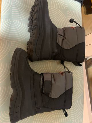 Botas nieve niño Talla 31  gris/negras