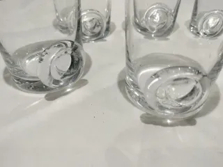 Set 6 Vasos Cristal y Hielera