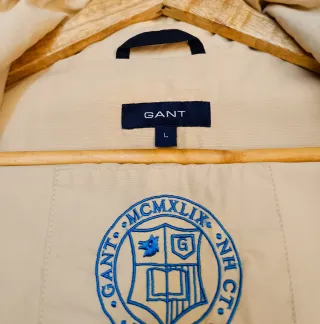 Chaqueta Harrington Gant Crema Talla L