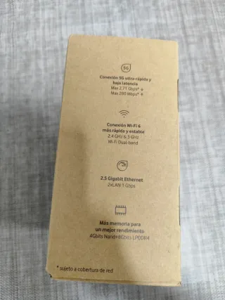 Router ZTE G5B1 5G con SIM nuovo sigillato