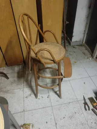 Trona madera años 50/60