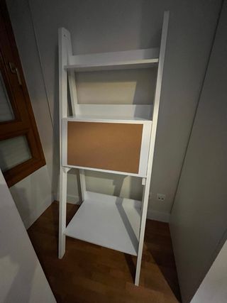 Escritorio/Estantería Blanca Madera