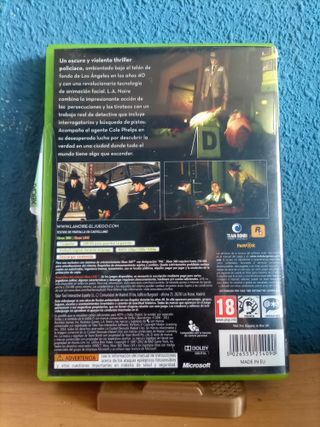 L.A. Noire Xbox 360 Rockstar Games