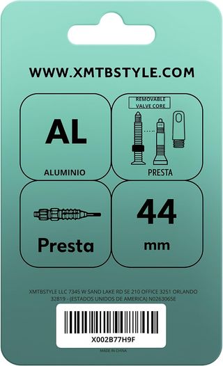 Válvulas Tubeless Presta X-MTBstyle Aluminio 44mm