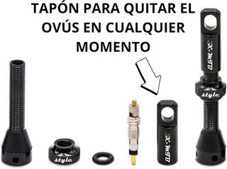 Válvulas Tubeless Presta X-MTBstyle Aluminio 44mm