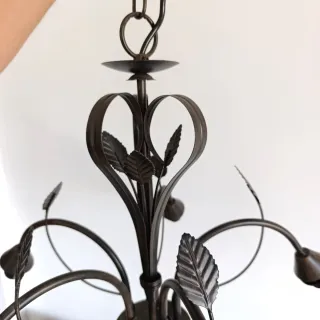 Lampada da soffitto in metallo