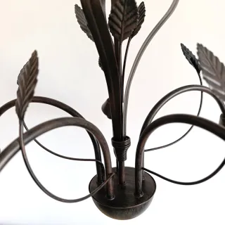 Lampada da soffitto in metallo