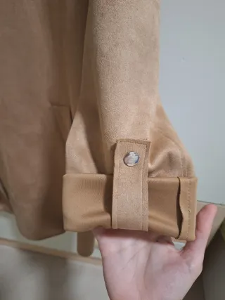 Chaqueta tipo blazer de ante Pull&Bear