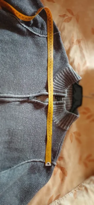 Cardigan uomo grigio/argento