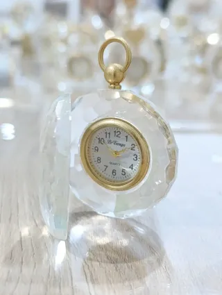 Orologio da tavolo vintage cristallo